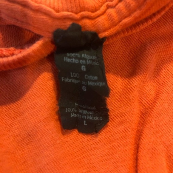đť…şLUKE Bryan Drunk on You Tour Tee Orange & Blue Size Large - Picture 4 of 8